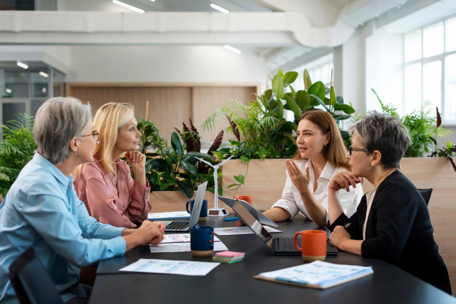 Strategische Planungssitzung mit Führungskräften